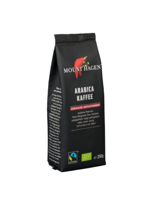 Mount Hagen Bio koffeinmentes arabica kávé szemes 250g 