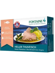 Fontaine Sárgaúszójú tonhal bio olívaolajban 120g