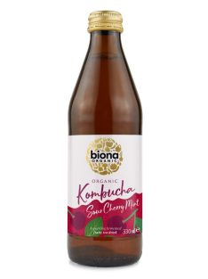 Biona Bio Kombucha ital meggy-menta 330 ml 