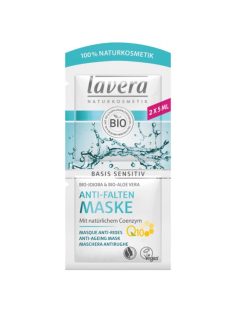 lavera BASIS S Q10 öregedésgátló arcmaszk 2*5ml 