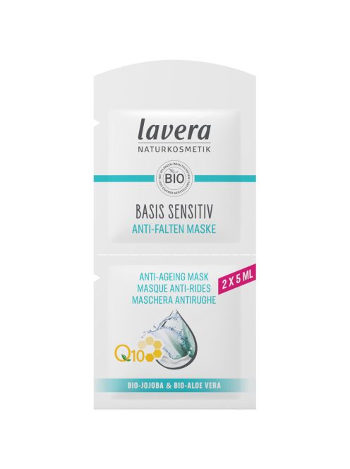 lavera BASIS S Q10 öregedésgátló arcmaszk 2*5ml 
