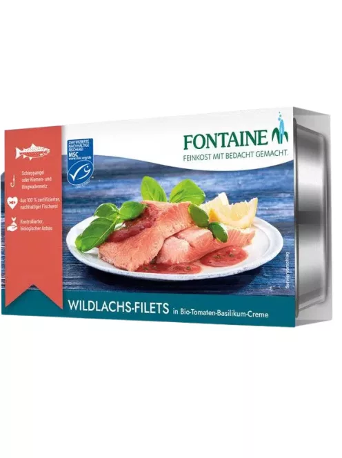 Fontaine Vadlazac bio bazsalikomos paradicsomszószban 200g