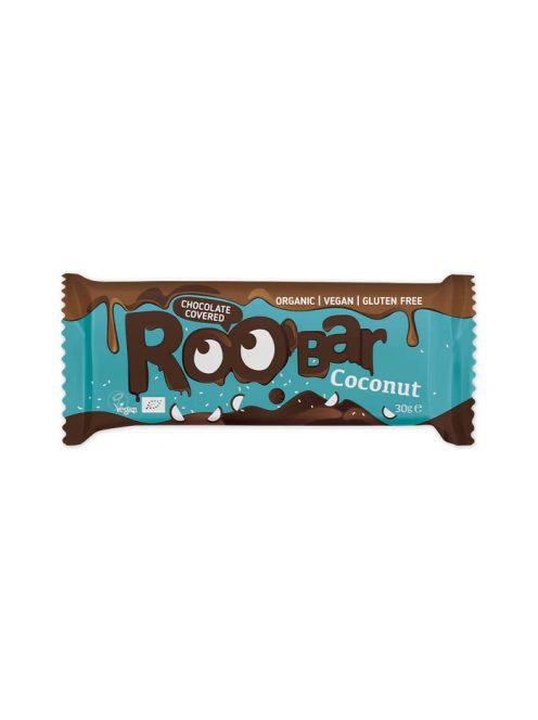 Roobar Bio Csokival bevont Kókuszos szelet 30 g 