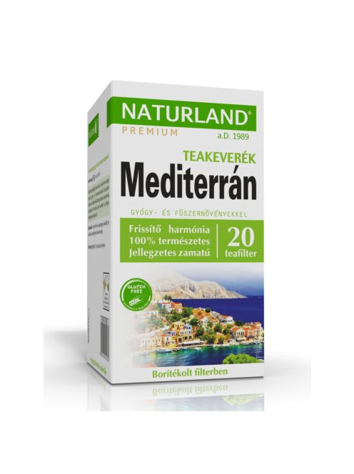 Naturland Prémium Mediterrán Gyógy-Fűszernövény Tea 20 filter