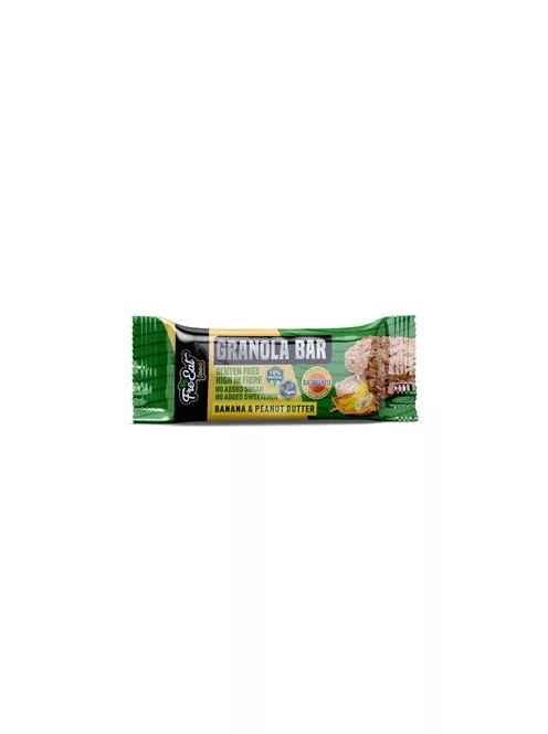 Dia-Wellness - FreEat Food Banános Granola Bar növényi fehérjével 50g