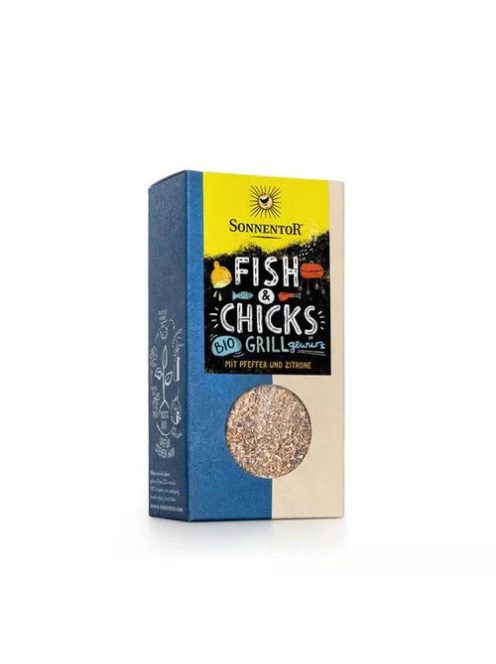 Sonnentor Bio fűszerkeverék Fish & Chicks BBQ 55g 