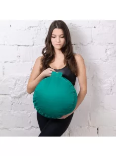   PRANA Standard huzat 36x12 cm kerek ülőpárnához - Evergreen - CSAK KÜLSŐ HUZAT