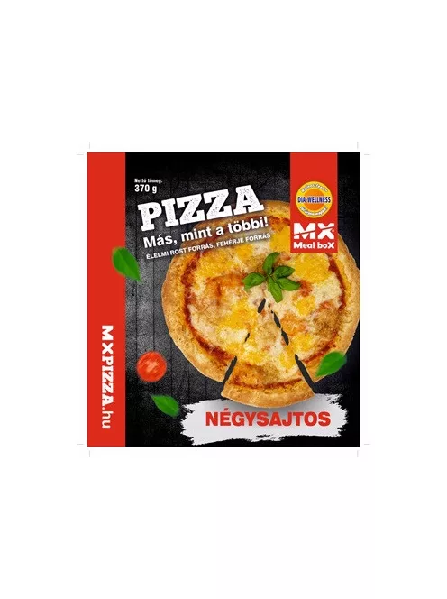 Dia-wellness fagyasztott pizza négysajtos 370 g