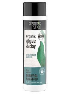   Organic Shop Erősítő sampon bio alga és agyag kivonattal 280 ml