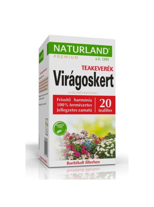 Naturland Prémium Virágoskert Gyógynövény Tea 20 filter