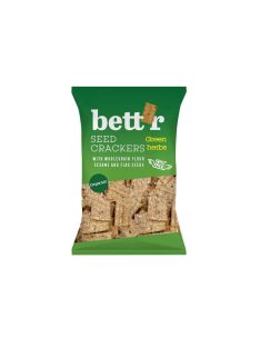 Bett'r Bio Kréker Magvas-Zöldfűszeres 150 g 