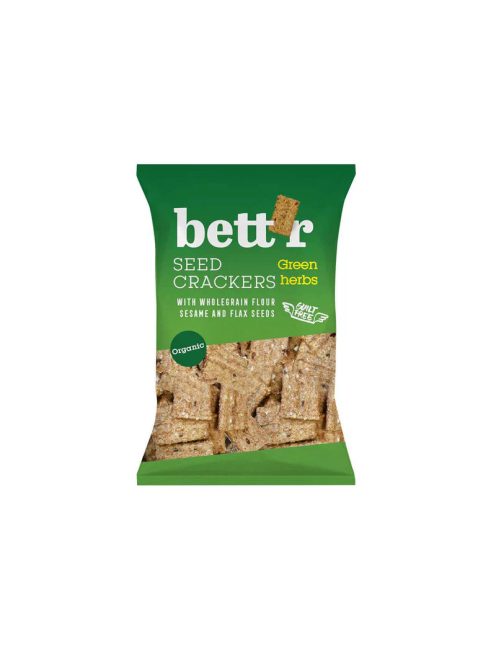 Bett'r Bio Kréker Magvas-Zöldfűszeres 150 g 