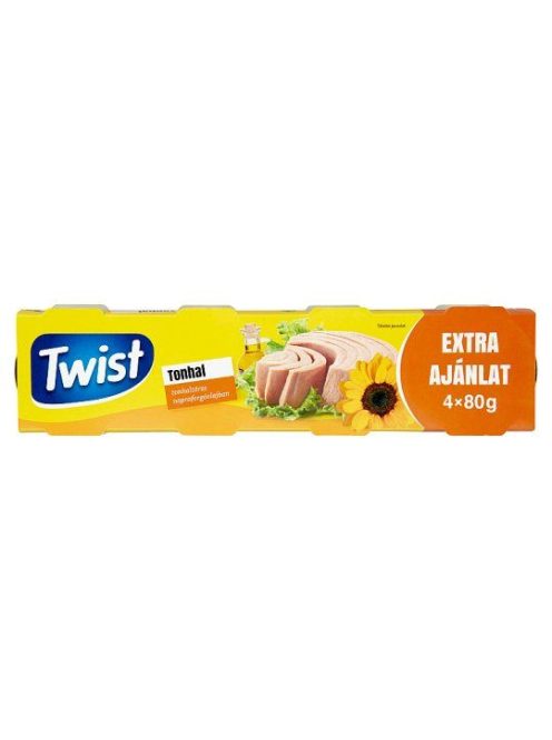 Twist tonhaltörzs növényi olajban 3+1 320 g