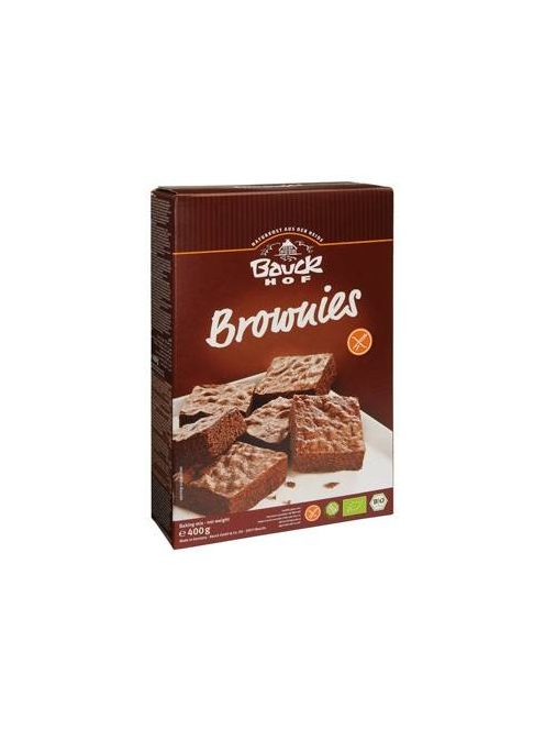 Bauckhof Bio süteménykeverék, Brownies süteménykeverék, gluténmentes 400 g