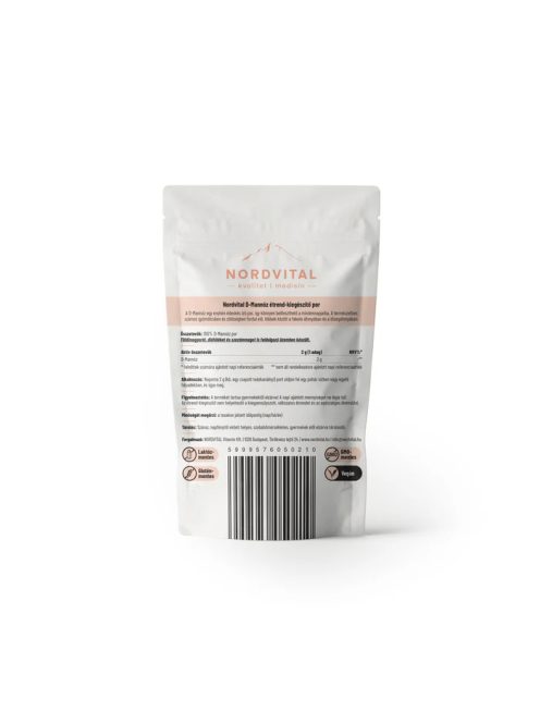 Nordvital D-mannóz por 120 g 60 adag 