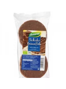 Dennree Bio rizstallér tejcsokoládés 100 g