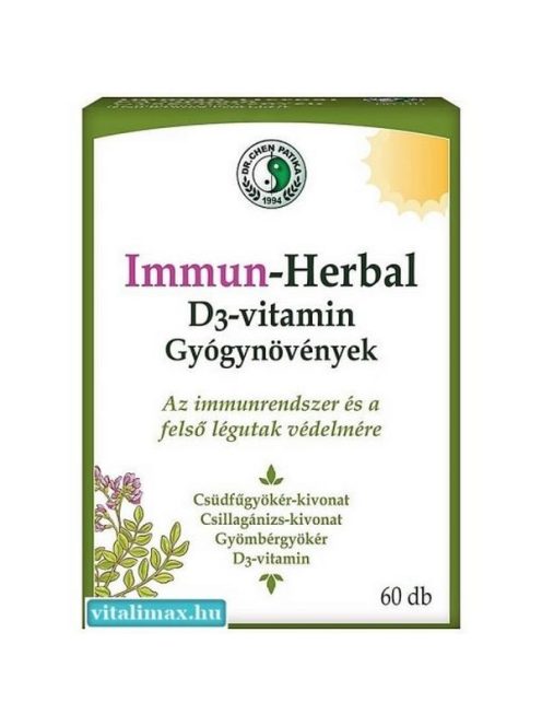 Dr. Chen immun-herbal D3-vitamin kapszula 60 db