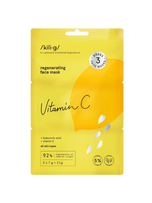 Kilig Regeneráló arcmaszk C-vitaminnal 3x7g