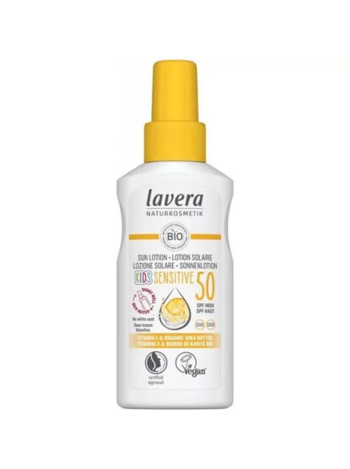 lavera SUN napvédő spray gyerek SPF 50 100ml 