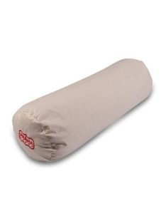  PRANA Párna Premium Bio tönkölyhéj párna, 70x20 cm yoga henger, jóga párna, 100% pamut belső huzattal (csak párna)
