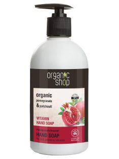   Organic Shop Vitaminos folyékony kézmosó szappan bio gránátalma kivonattal 500 ml