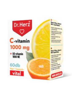 Dr. Herz c-vitamin 1000 mg+d3-vitamin 1000 ne kapszula 60 db