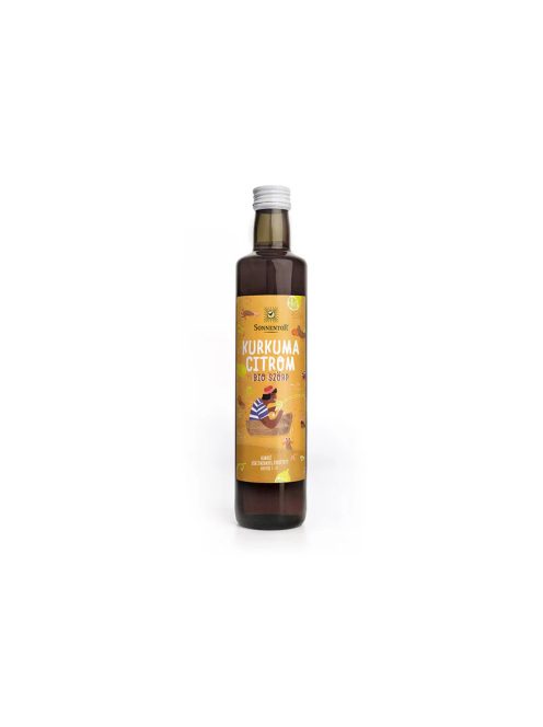 Sonnentor Bio Kurkuma-Citrom szirup 500ml 