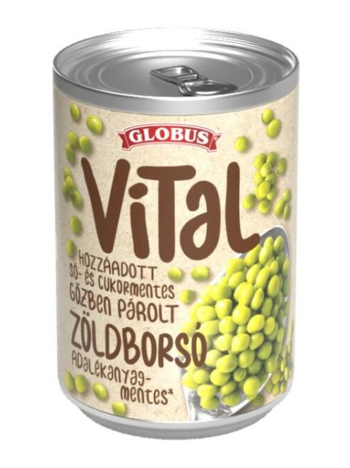 Globus vital zöldborsó konzerv 110 g 1 db