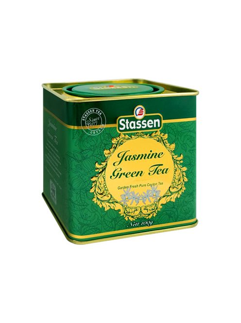 Stassen zöld tea jázmin fémdobozos 100 g