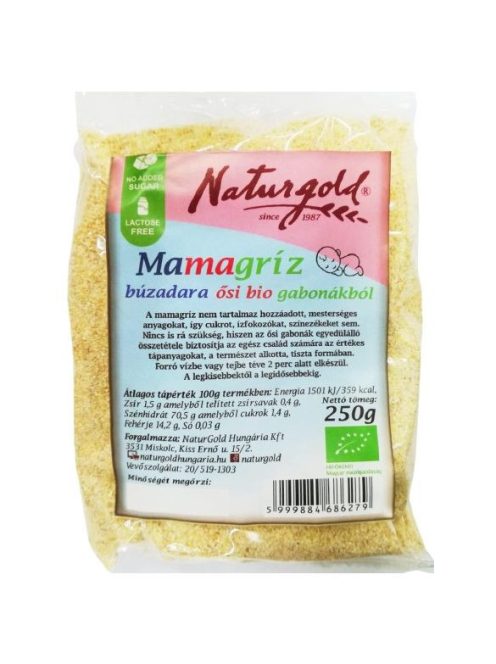 Naturgold Bio mamagríz búzadara ősi gabonákból 250 g