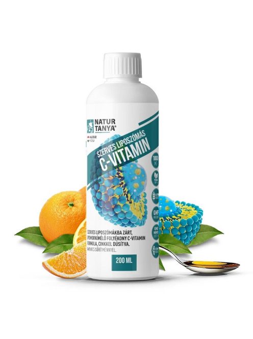Natur Tanya - Liposzómás C-vitamin + cink folyékony formában  200 ml