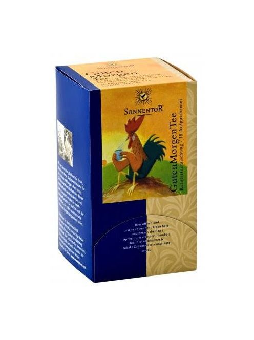 Sonnentor Bio adagoló dobozos tea, jó reggelt tea 27 g