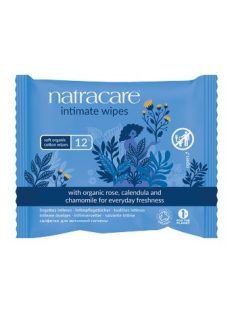 Natracare Bio Női Intim Törlőkendő 12 db