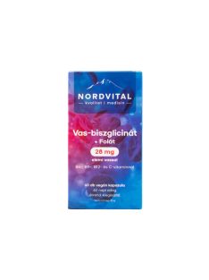 Nordvital Vas-biszglicinát 60 db vegán kapszula 