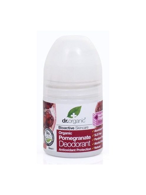 Dr. Organic Bio Gránátalma golyós dezodor- antioxidáns védelem (deo roll-on) 50 ml