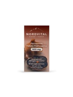 Nordvital Fermentált Fekete Fokhagyma 500 mg 60db 