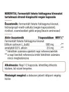 Nordvital Fermentált Fekete Fokhagyma 500 mg 60db 