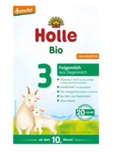   Holle Bio Kecsketej alapú 3-as anyatej kiegészítő tápszer, demeter 400g 