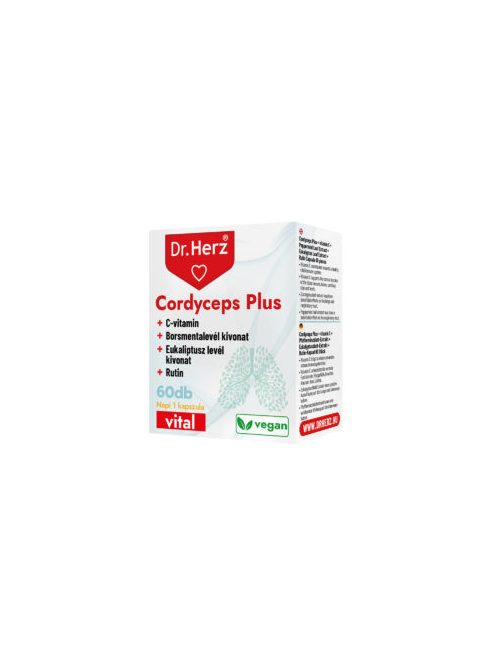 Dr. Herz cordyceps plus+c-vitamin kapszula 60 db