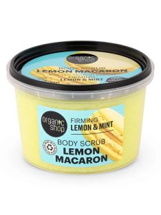   Organic Shop "Lemon Macaron" feszesítő testradír citrommal és mentával 250ml