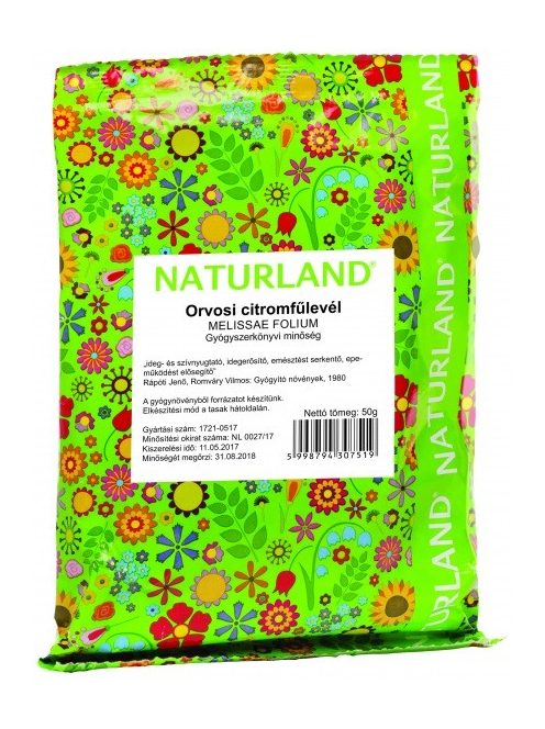 Naturland orvosi citromfű tea 50 g