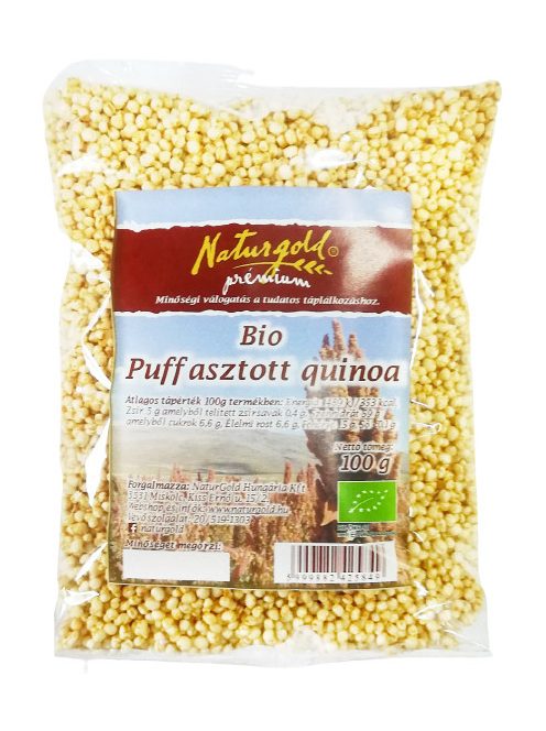 Naturgold Bio puffasztott quinoa natúr 100 g