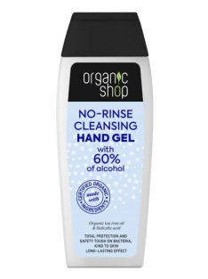   Organic Shop Öblítésmentes kéztisztító gél Bio teafaolajjal és szalicilsavval 100 ml