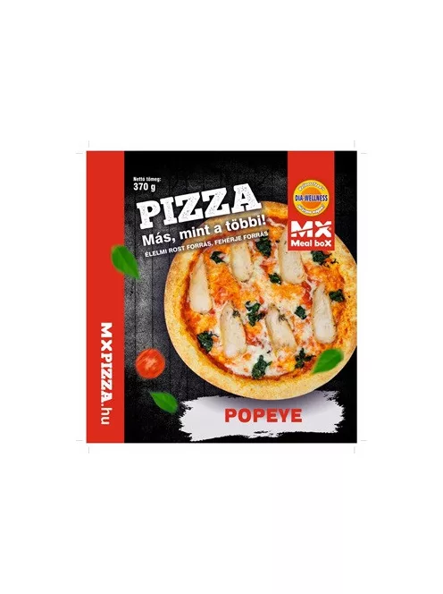 Dia-wellness fagyasztott pizza popeye 370 g