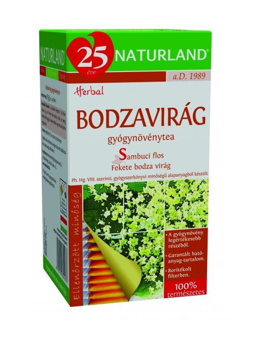 Naturland Bodzavirág Tea 25 db filter