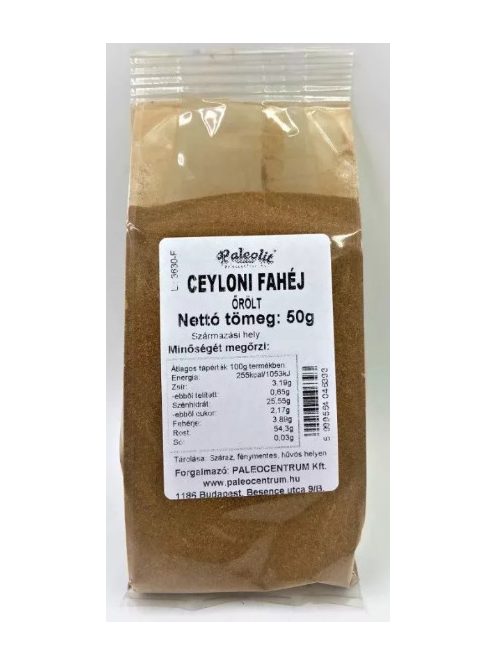 Paleolit Ceyloni Fahéj Őrölt 50 g