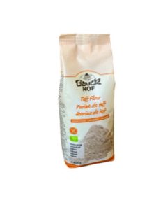 Bauckhof Bio teff liszt, világos -gluténmentes 400g  