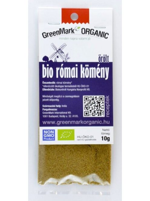Greenmark Bio Római Kömény Őrölt 10 g