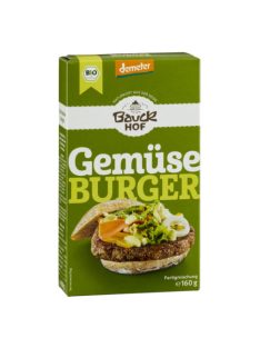   Bauckhof Bio Zöldség-burger keverék, vegetáriánus, Demeter 160 g 