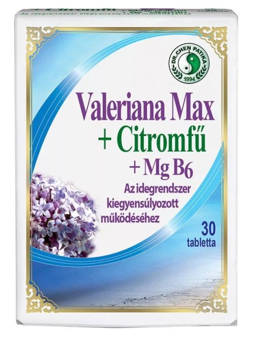 Dr. Chen Valeriana Max+citromfű Tabletta 30 db